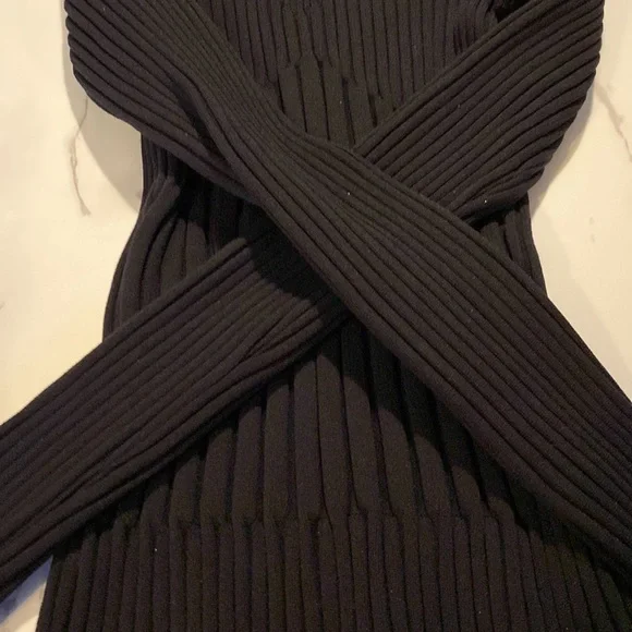 Skin tight black turtleneck - M - Picture 5 of 7